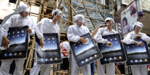 Μπλακ άουτ από τους τους Κινέζους στην Apple – Απεργούν 4.000 εργαζόμενοι