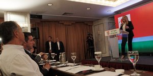 Η πρόεδρος του ΚΙΝΑΛ Φώφη Γεννηματά/Φωτογραφία: Eurokinissi