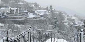 Ο Κίσσαβος στα λευκά / Φωτογραφία: Facebook/Nikos Selinis