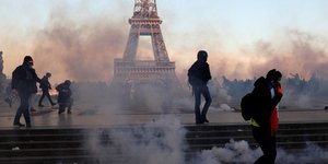 Επεισόδια και σήμερα στο Παρίσι /Φωτογραφία: ΑΡ