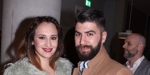 H Κλέλια Πανταζή με τον σύντροφό της Λευτέρη Τσάκαλο