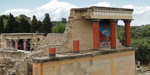 Το ανάκτορο της Κνωσού -Φωτογραφία: wikimedia