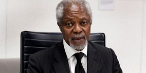 Ο πρώην γενικός γραμματέας των Ηνωμένων Εθνών Κόφι Ανάν. Φωτογραφία: AP