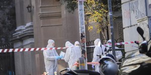 Ανάληψη ευθύνης για την έκρηξη στο Κολωνάκι. Φωτογραφία: Eurokinissi/Τατιάνα Μπόλαρη