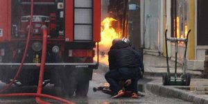 Εκρήξεις στο κέντρο της Κομοτηνής/Φωτογραφία: xronos.gr