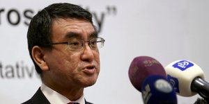 ΥΠΕΞ Ιαπωνίας-Τάρο Κόνο/Φωτογραφία: AP