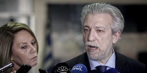 Ο Σταύρος Κοντονής (Φωτογραφία: EUROKINISSI/ ΧΡΗΣΤΟΣ ΜΠΟΝΗΣ)