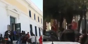 Αγρια επεισόδια στα δικαστήρια της Κορίνθου