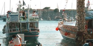Ημερόπλοια που εκτελούν το δρομολόγιο Αλικαρνασός - Κως -Φωτογραφία αρχείου: Eurokinissi