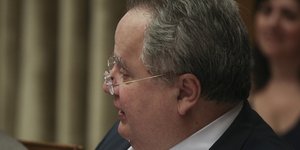 Ο ΥΠΕΞ Νίκος Κοτζιάς / Φωτογραφία: SOOC / Menelaos Myrillas 