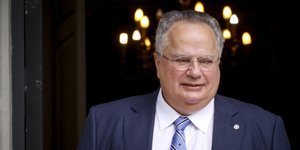Ο Ελληνας ΥΠΕΞ Νίκος Κοτζιάς / Φωτογραφία: EUROKINISSI/ΓΙΩΡΓΟΣ ΚΟΝΤΑΡΙΝΗΣ