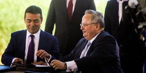 O Nίκος Κοτζιάς/ Φωτογραφία eurokinissi