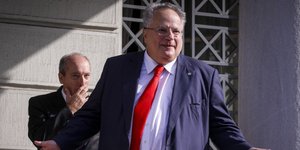 Ο Νίκος Κοτζιάς κατήγγειλε μέσα στο Υπουργικό Συμβούλιο οτι υπουργοί πήραν χρήματα από τον Σόρος για την Συμφωνία των Πρεσπών- φωτογραφία eurokinissi