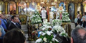 Στο ναό της Υπαπαντής Θεοτόκου Σισσιώτισης
