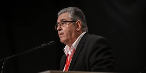 Ο Δημήτρης Κουτσούμπας (Φωτογραφία: EUROKINISSI/ΓΙΑΝΝΗΣ ΠΑΝΑΓΟΠΟΥΛΟΣ)