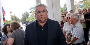 Ο Δημήτρης Κουτσούμπας/ Φωτογραφία intime news