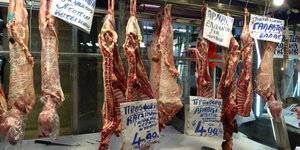κατάσχεση ακατάλληλου κρέατος/Φωτογραφία: Eurokinissi