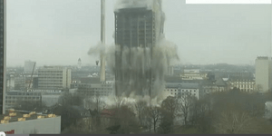 Το βίντεο που καταπλήσσει το Διαδίκτυο: Η εντυπωσιακή κατεδάφιση του πιο ψηλού κ