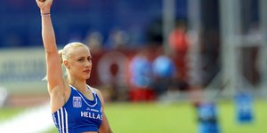 Η Νικόλ Κυριακοπούλου επιστρέφει στους αγώνες (Φωτογραφία: EUROKINISSI/ACTION IMAGES)