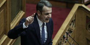 Σφοδρή κριτική κατά του πρωθυπουργού από τον Κυριάκο Μητσοτάκη / Φωτογραφία: SOOC