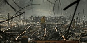 Πυροσβέστης στην Καλιφόρνια/Φωτογραφία: ΑΡ