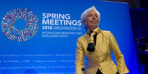 Η Κριστίν Λαγκάρντ/Φωτογραφία αρχείου: AP