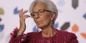 Η Κριστίν Λαγκάρντ (Φωτογραφία: AP/ Mosa'ab Elshamy)