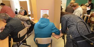 Εκλογές στη Λετονία σήμερα/ Φωτογραφία αρχείου: AP
