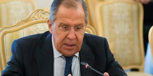Ο Σεργκέι Λαβρόφ (Φωτογραφία: AP Photo/Alexander Zemlianichenko)