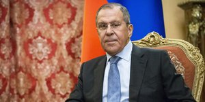 Ο Σεργκέι Λαβρόφ/ Φωτογραφία: AP- Alexander Zemlianichenko