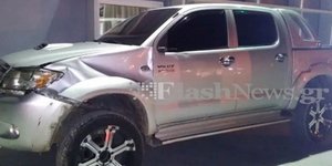 Φωτογραφία: flashnews.gr/ Παραδόθηκε ο οδηγός που παρέσυρε και σκότωσε τον λαχειοπώλη στα Χανιά [εικόνες]