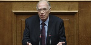 Ο Βασίλης Λεβέντης στην ομιλία του κατά τη συζήτηση του Προϋπολογισμού (Φωτογραφία: IntimeNews/ΛΙΑΚΟΣ ΓΙΑΝΝΗΣ)