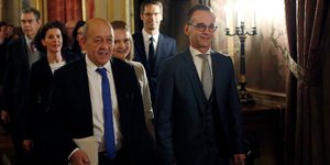 Οι υπουργοί Εξωτερικών Γαλλίας και Γερμανίας