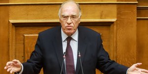 Ο Βασίλης Λεβέντης/ Φωτογραφία: EUROKINISSI- ΓΙΩΡΓΟΣ ΚΟΝΤΑΡΙΝΗΣ