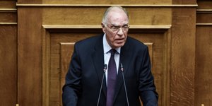 Ο Βασίλης Λεβέντης/ Φωτογραφία: EUROKINISSI- ΤΑΤΙΑΝΑ ΜΠΟΛΑΡΗ