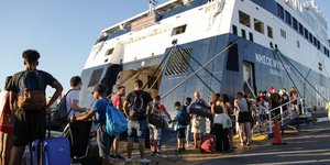 κίνηση στο λιμάνι του Πειραιά/Φωτογραφία: Eurokinissi