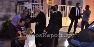 Ο Αρχιεπίσκοπος Ιερώνυμος στη Λήμνο