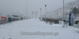 Κακοκαιρία στην Λήμνο/ Φωτογραφία: Limnosreport.gr