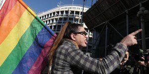 Οι ΛΟΑΤΚΙ ζητούν αλλαγές στο ν/σ για την αλλαγή φύλου -Φωτογραφία: Intimenews/ΜΠΑΛΤΑΣ ΚΩΣΤΑΣ