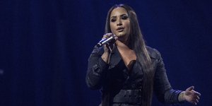 Η Ντέμι Λοβάτο (Φωτογραφία: AP/ Joel C Ryan)