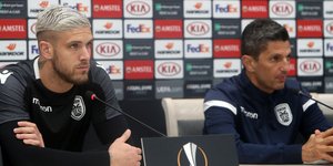 Πασχαλάκης και Λουτσέσκου /Φωτογραφία: Εurokinissi