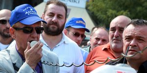 Ο πρόεδρος του ΣΑΤΑ Θύμιος Λυμπερόπουλος -Φωτογραφία: EUROKINISSI-ΓΕΩΡΓΙΑ ΠΑΝΑΓΟΠΟΥΛΟΥ