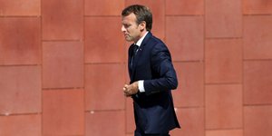 Εμανουέλ Μακρόν (Φωτογραφία: AP Photo/Armando Franca)