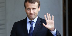 Ο Εμανουέλ Μακρόν (Φωτογραφία: AP/ Francois Mori)
