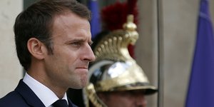 Ο Εμανουέλ Μακρόν (Φωτογραφία: AP/ Francois Mori)