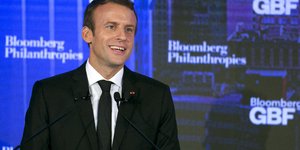 Ανοδο 5 μονάδων κατέγραψε η δημοτικότητα του Μακρόν (Φωτογραφία: AP/ Mark Lennihan)