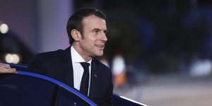 Ο Εμανουέλ Μακρόν/ Φωτογραφία: AP- Petros Karadjias