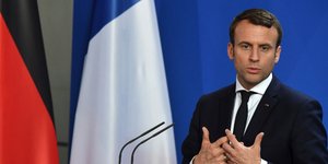 O γάλλος πρόεδρος Εμανουέλ Μακρόν/Φωτογραφία: AP