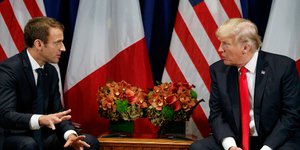 Ντόναλντ Τραμπ-Εμανουέλ Μακρόν