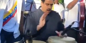 Ο Νικολάς Μαδούρο σε εκδήλωση νεολαίας το Σάββατο (Φωτογραφία: YouTube) 